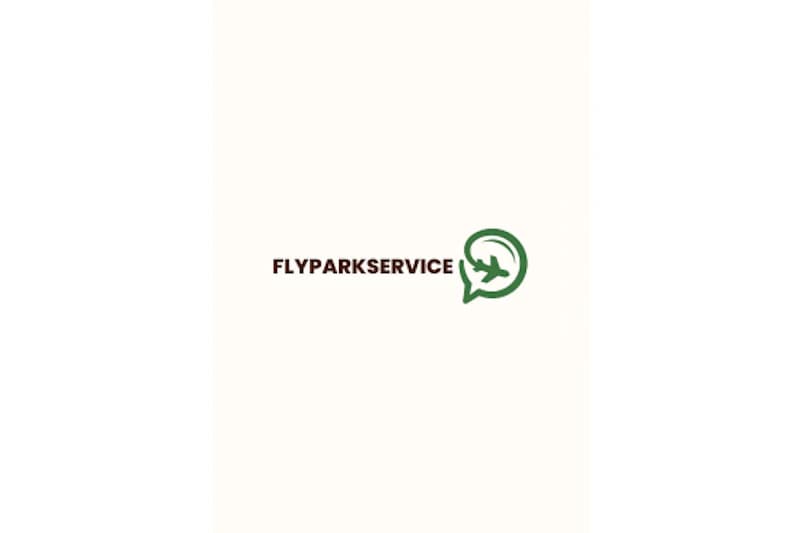 Wortmarke FLYPARKSERVICE für Parkplatzanbieter am Flughafen Frankfurt.
